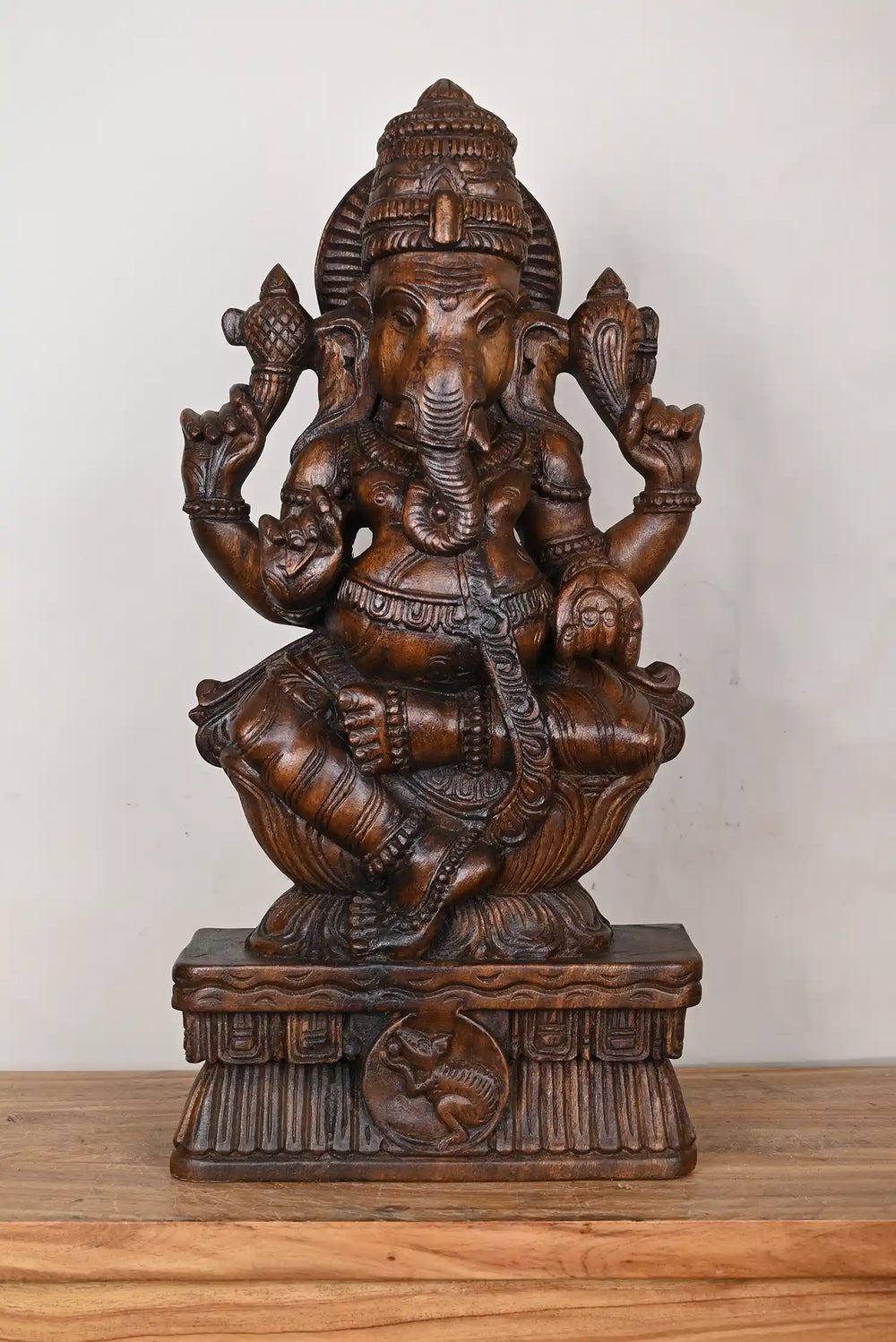 wooden Lord Ganesh Idol 2ft
