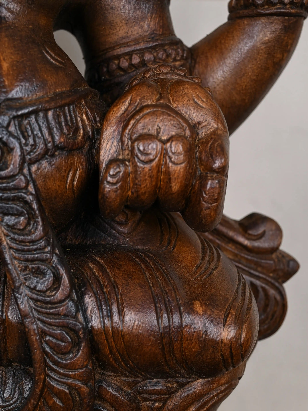 2ft wooden Lord Ganesh Idol