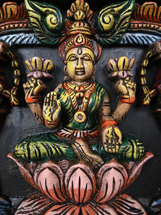 Gajalakshmi of Fortune and kamadhenu 41"