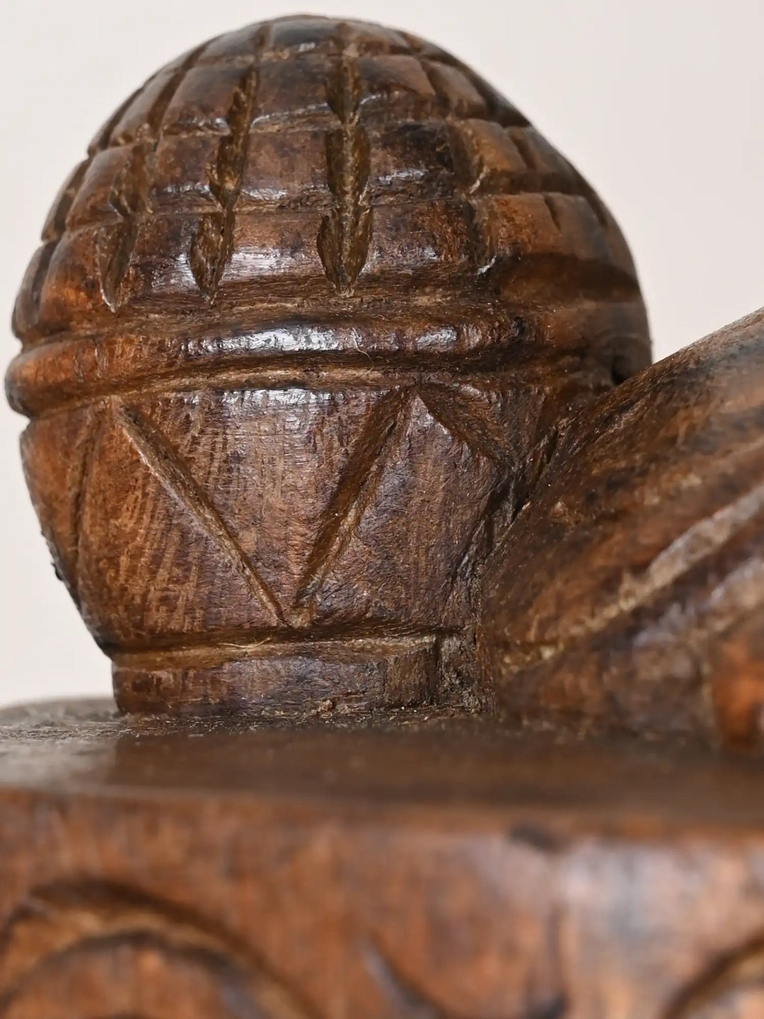 Hand-Carved God Ganapathi Statue 24"