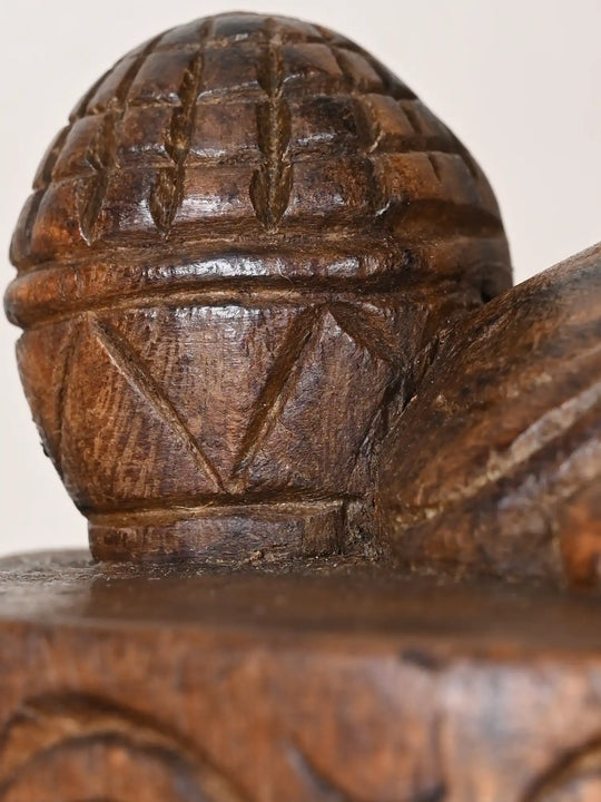 Hand-Carved God Ganapathi Statue 24"