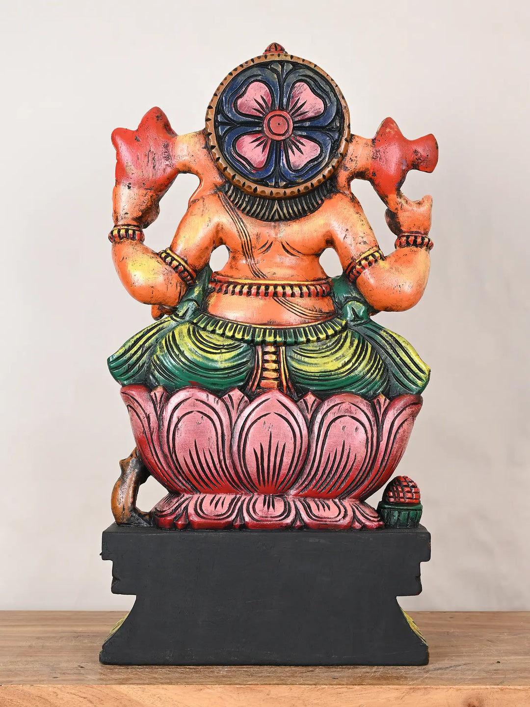 Colorful Vinayaka Idol Bringing Blessings and Harmony 24"