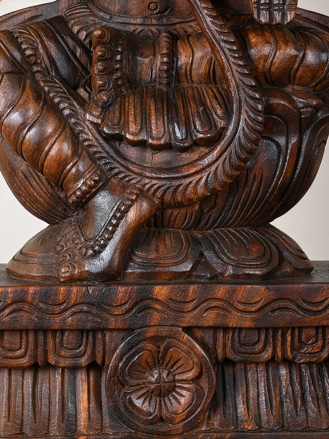 Elegant Lakshmi Idol on lotus base 24"