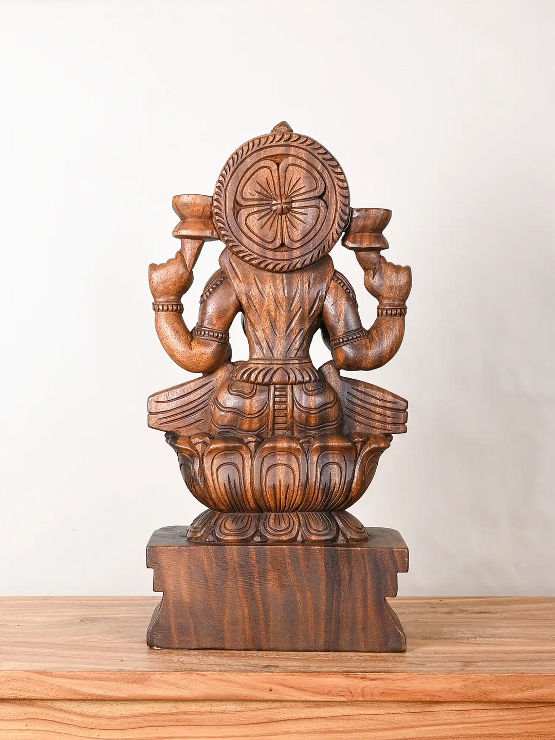 Elegant Lakshmi Idol on lotus base 24"