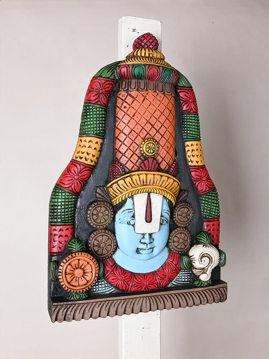 Wooden balaji wall mount