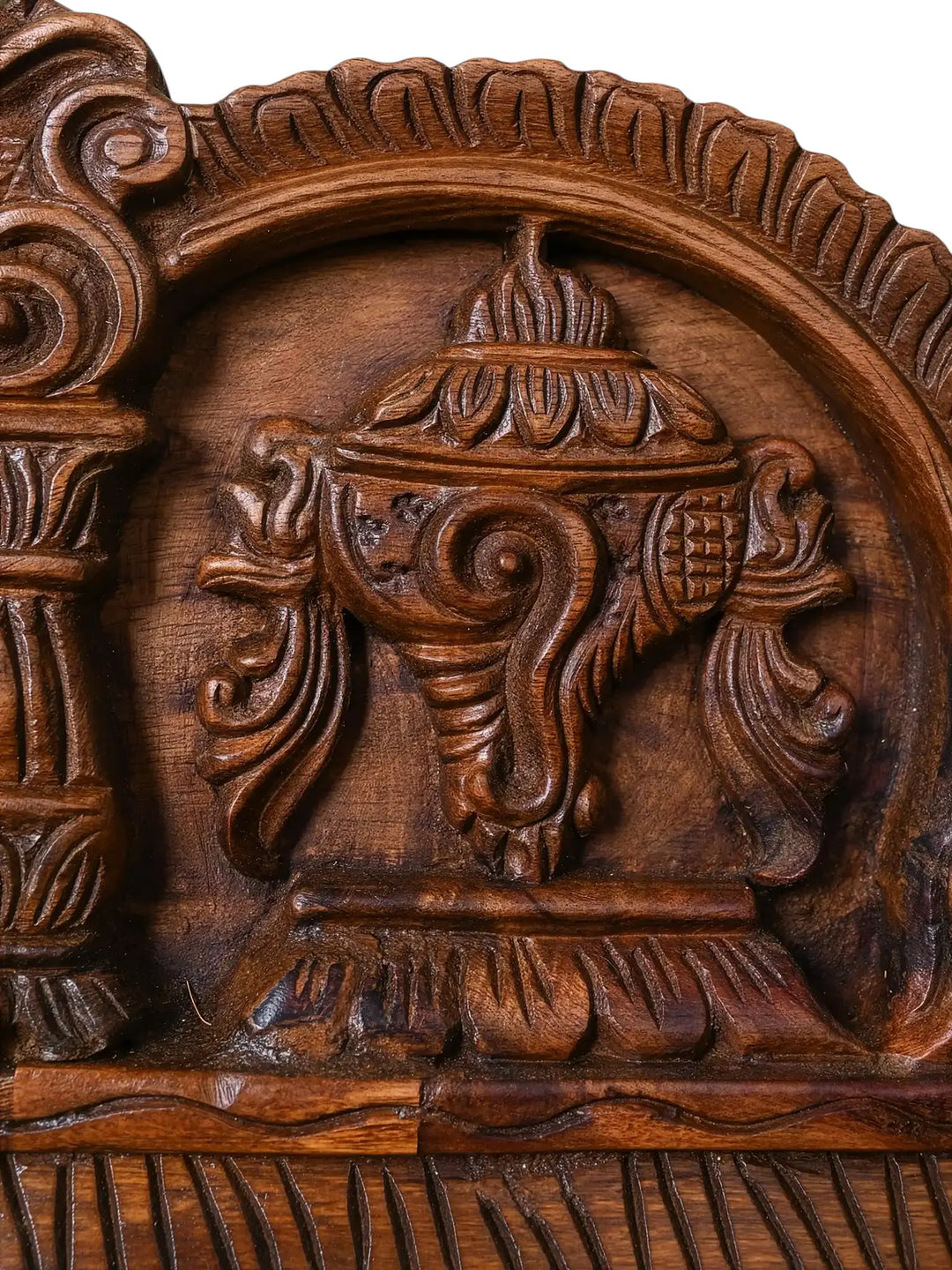 Wooden Tirupati Balaji Arch wall mount panels 32"