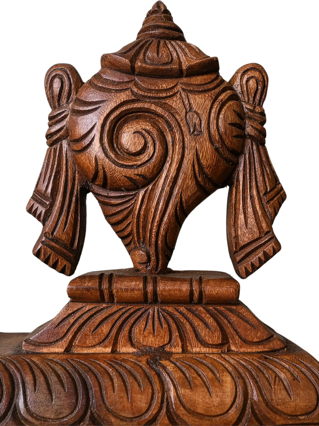 Vaishnava Namam with Sangu & Chakram Wooden Stand 8"