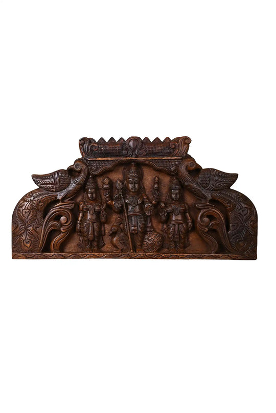 Wooden murugar wall panel