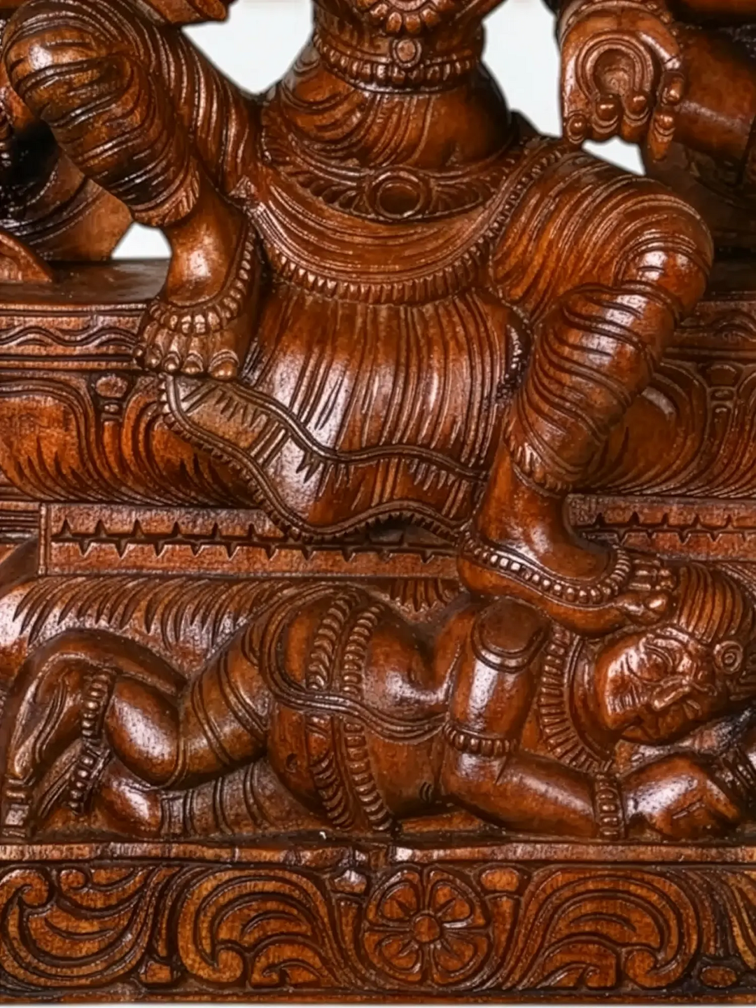 Premium Handmade Wooden Religious Idol India