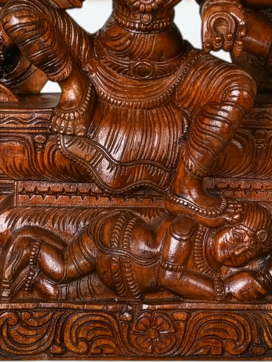 Premium Handmade Wooden Religious Idol India
