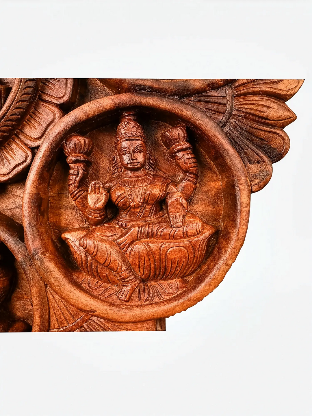 Premium Wooden Hindu Religious Wall Decor Panel