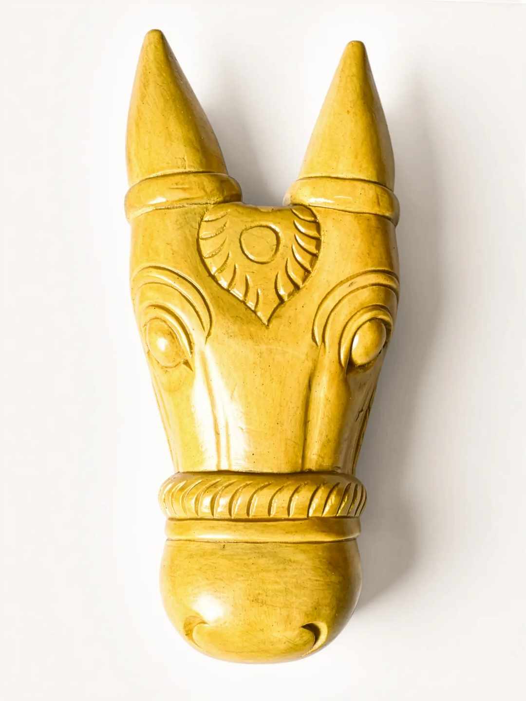 Premium handcrafted wooden wall corbel pair inspired by Nandi.
