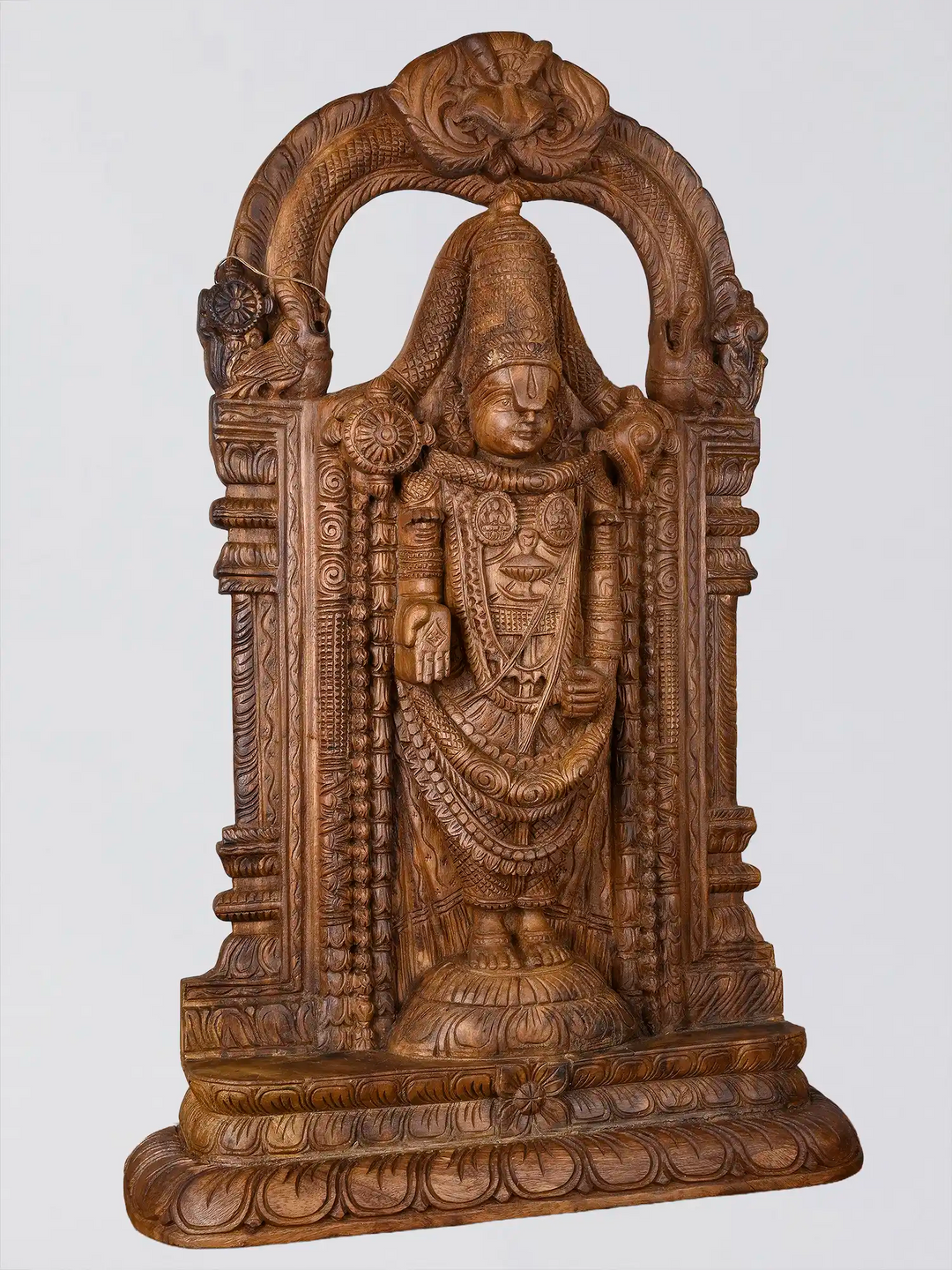 Wooden Venkateswara Swamy idol for pooja room