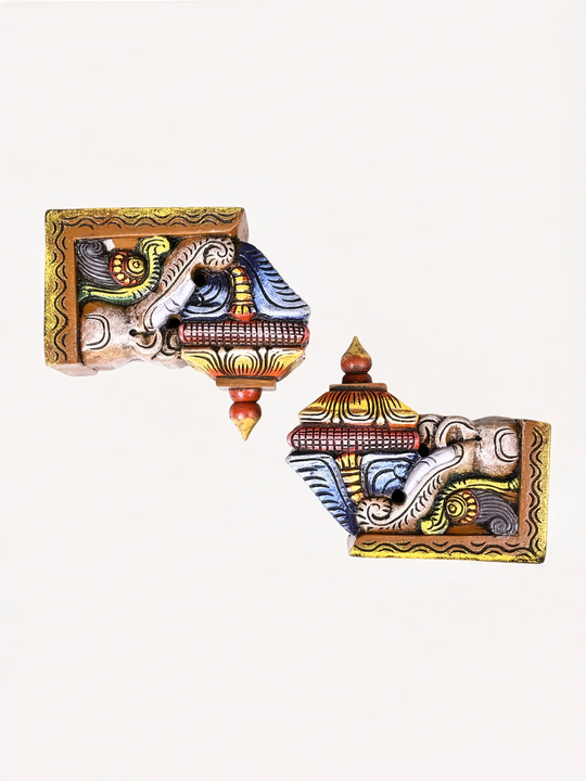 Premium handcrafted wooden Yaali shelf bracket