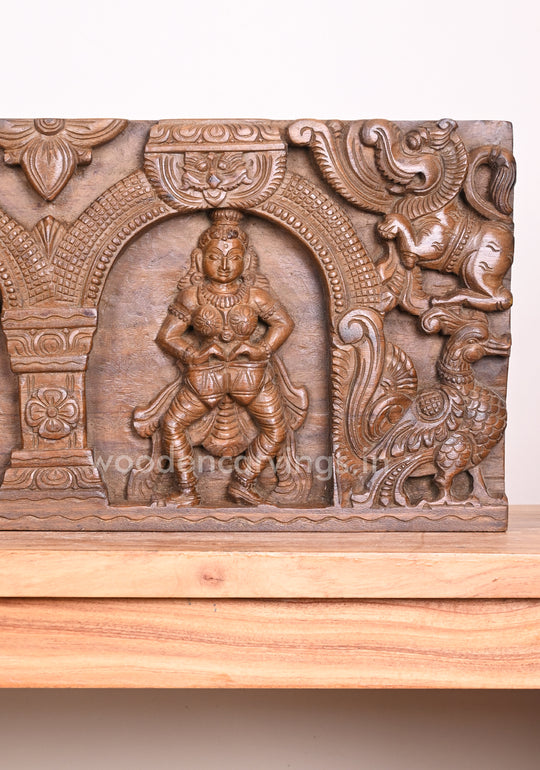 Three Gorgeous Apsaras  Horizontal Wall Panel 36"