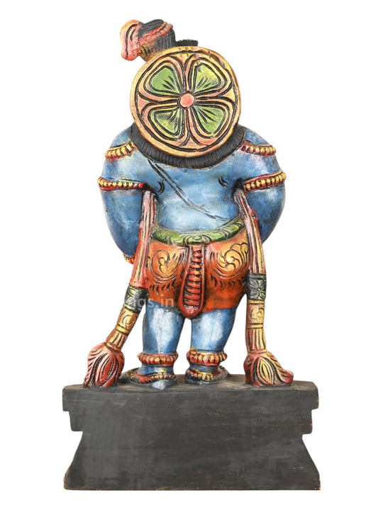 Eighth Avatar of Mahavishnu – Lord Krishna Coloured Wooden  18"