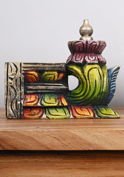 Unique Coloured Bodhil Wooden Wall Decor Brackets 10"