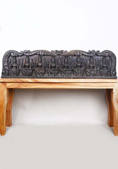 Panel of AstaLakshmi Goddess Powerful Eight Forms Horizontal Wall Panel 48"