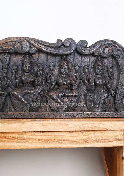 Panel of AstaLakshmi Goddess Powerful Eight Forms Horizontal Wall Panel 48"