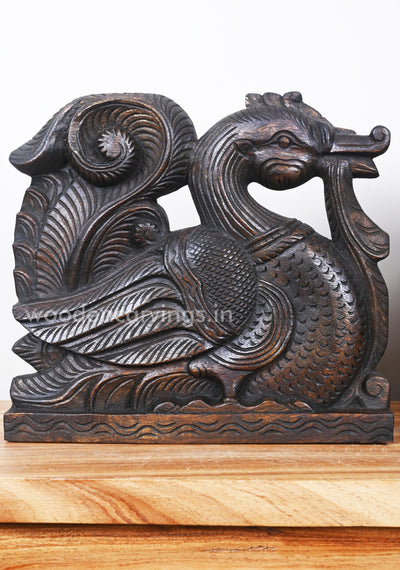 Mythical Bird Hamsa (Annapakshi) Paired Entrance Decor Wall Mount 13"