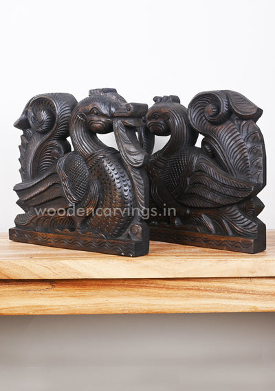 Mythical Bird Hamsa (Annapakshi) Paired Entrance Decor Wall Mount 13"