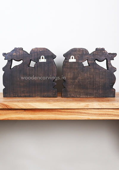 12" Short and Beautiful Annapakshi Bird Decorative Wall Mount