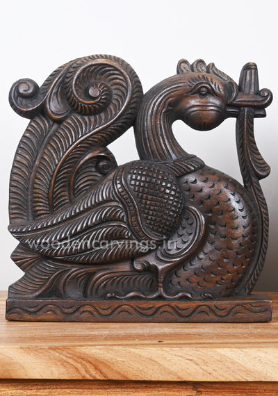 12" Short and Beautiful Annapakshi Bird Decorative Wall Mount