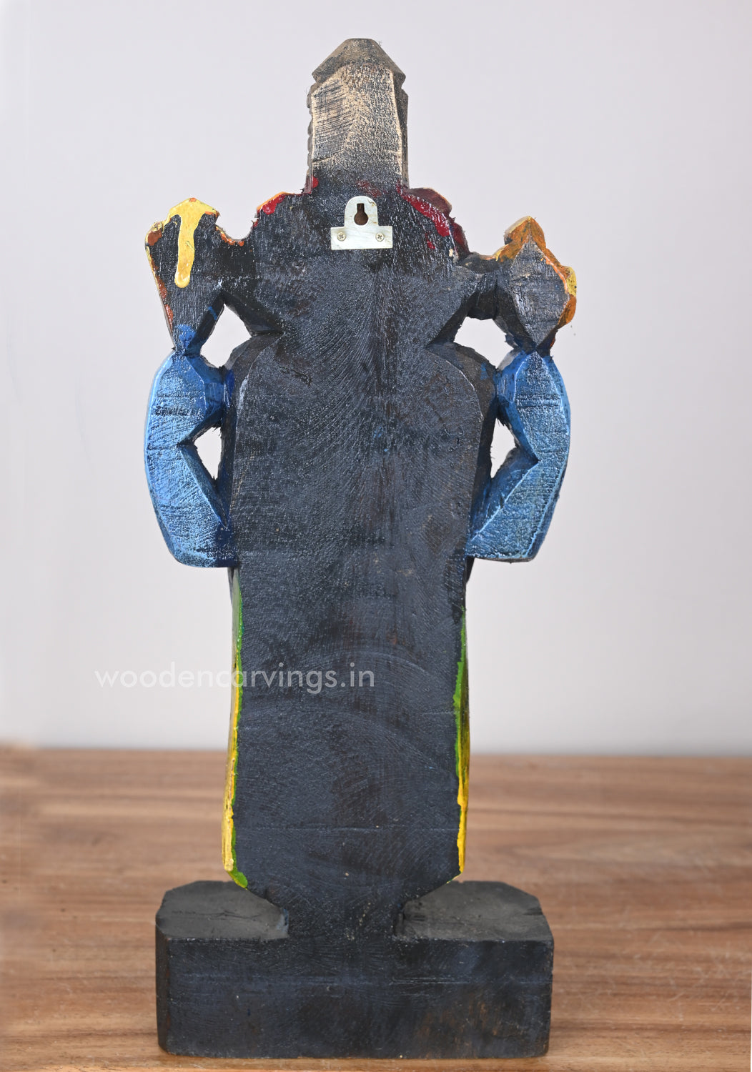 Maha Vishnu Briskly Standing on Beedam Holding Shanku,Chakra Ayuthas Sculpture 12"