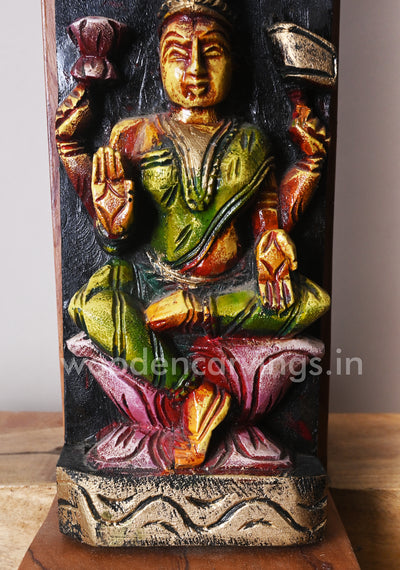 Vertical Eight Lakshmi's Incarnations Multicoloured Paired Wall Mount 36"