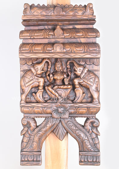Easy Handled Light Weight Give Unlimited Wealth Maa GajaLakshmi Decorative Kavadi Wall Mount 24"