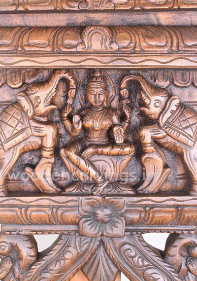 Easy Handled Light Weight Give Unlimited Wealth Maa GajaLakshmi Decorative Kavadi Wall Mount 24"