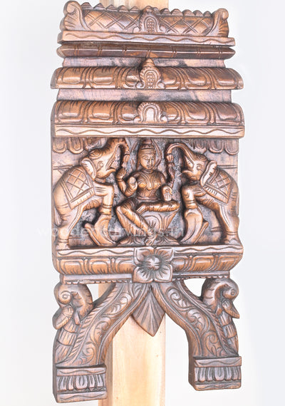 Easy Handled Light Weight Give Unlimited Wealth Maa GajaLakshmi Decorative Kavadi Wall Mount 24"