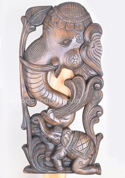 Decor For Your Home and Working Places Decorative Mother with Baby Elephant Wall Mount 25"