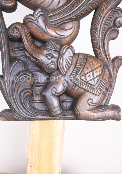 Decor For Your Home and Working Places Decorative Mother with Baby Elephant Wall Mount 25"