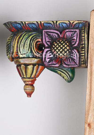 Coloured Bodhils Light Weight Decorative Decor Wall Brackets 9"