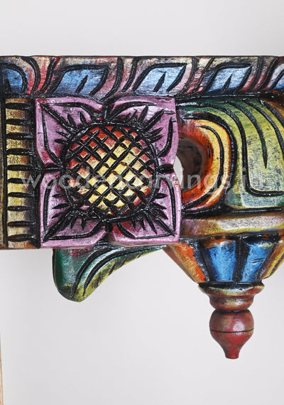 Coloured Bodhils Light Weight Decorative Decor Wall Brackets 9"