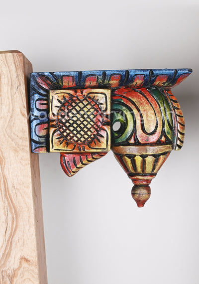 Art of Orange Paired Bodhil Wall Decor Wooden Wall Brackets 9"