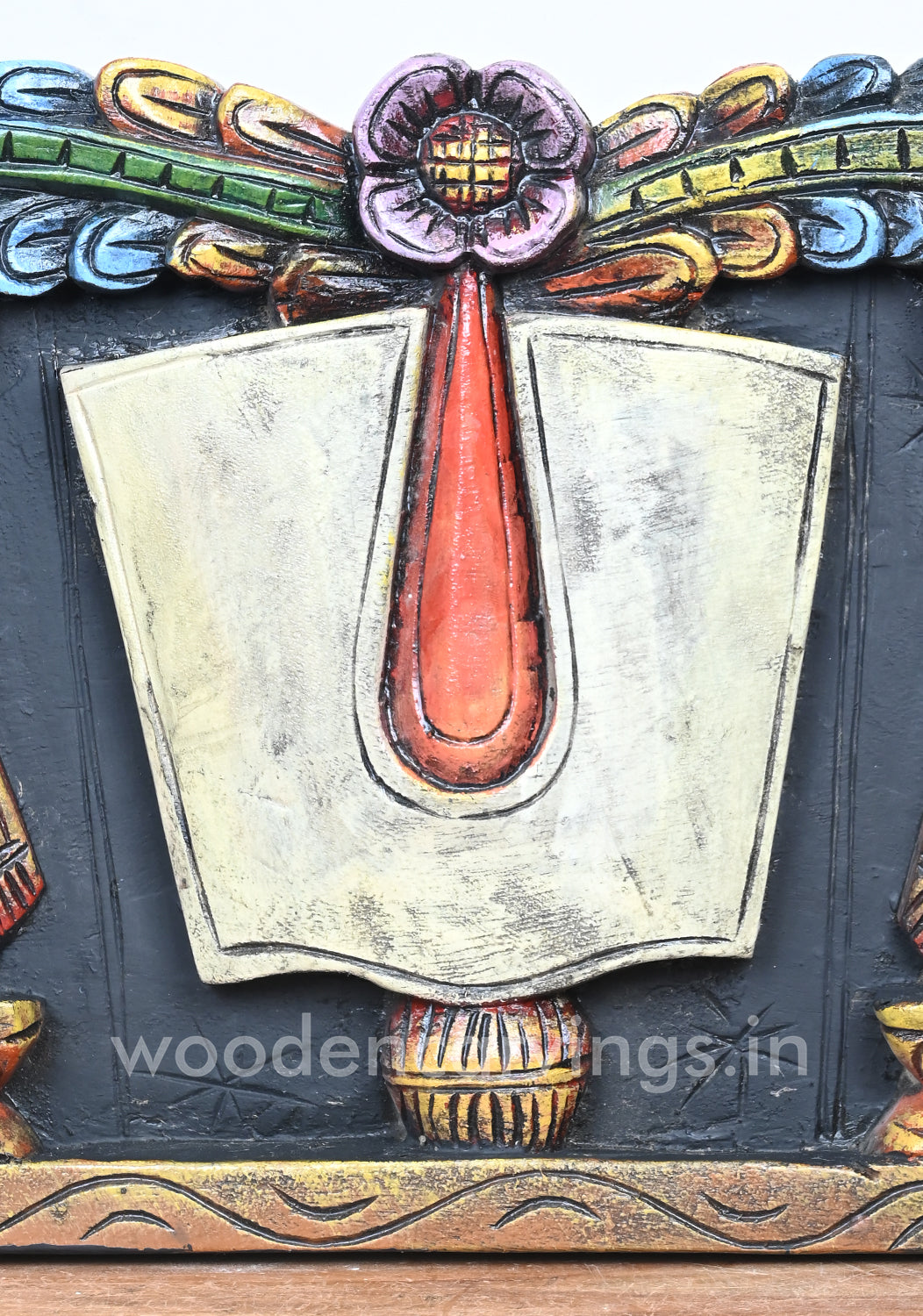 Thirunamam of Wealthy Lord Balaji with Chanku and Chakra Horizontal Panel 42"