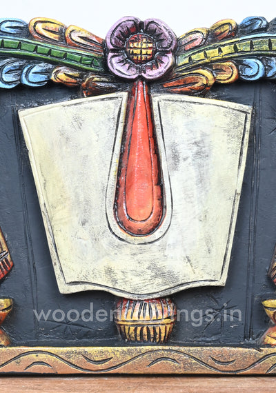 Thirunamam of Wealthy Lord Balaji with Chanku and Chakra Horizontal Panel 42"