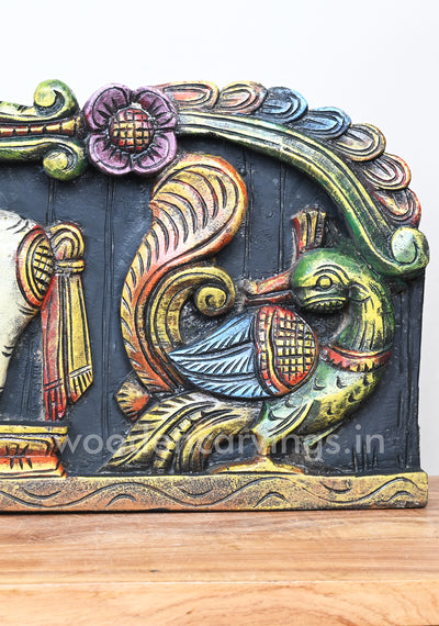 Thirunamam of Wealthy Lord Balaji with Chanku and Chakra Horizontal Panel 42"