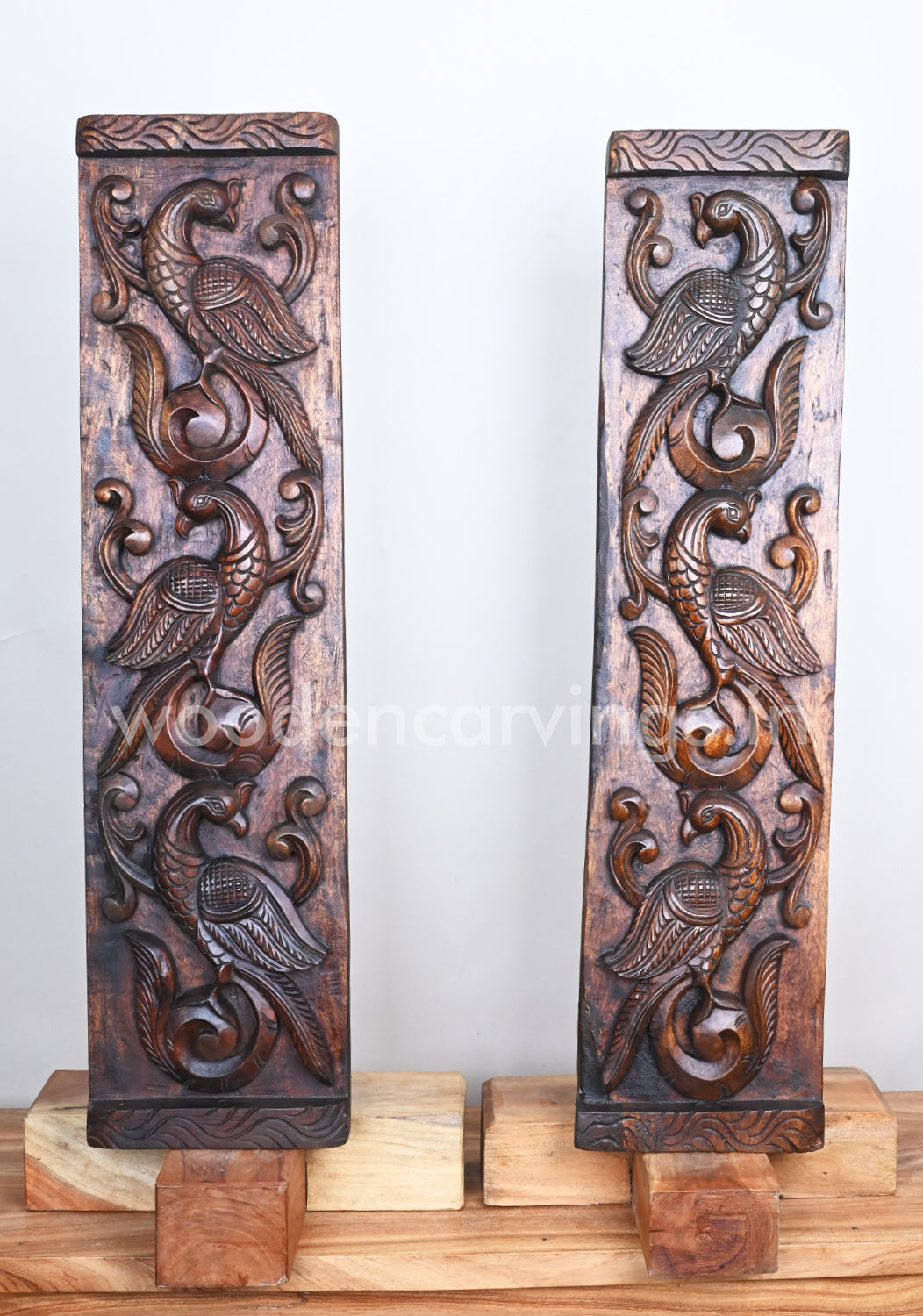 alluring Peacock wooden 