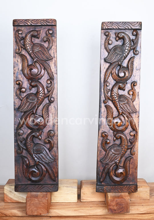 alluring Peacock wooden 