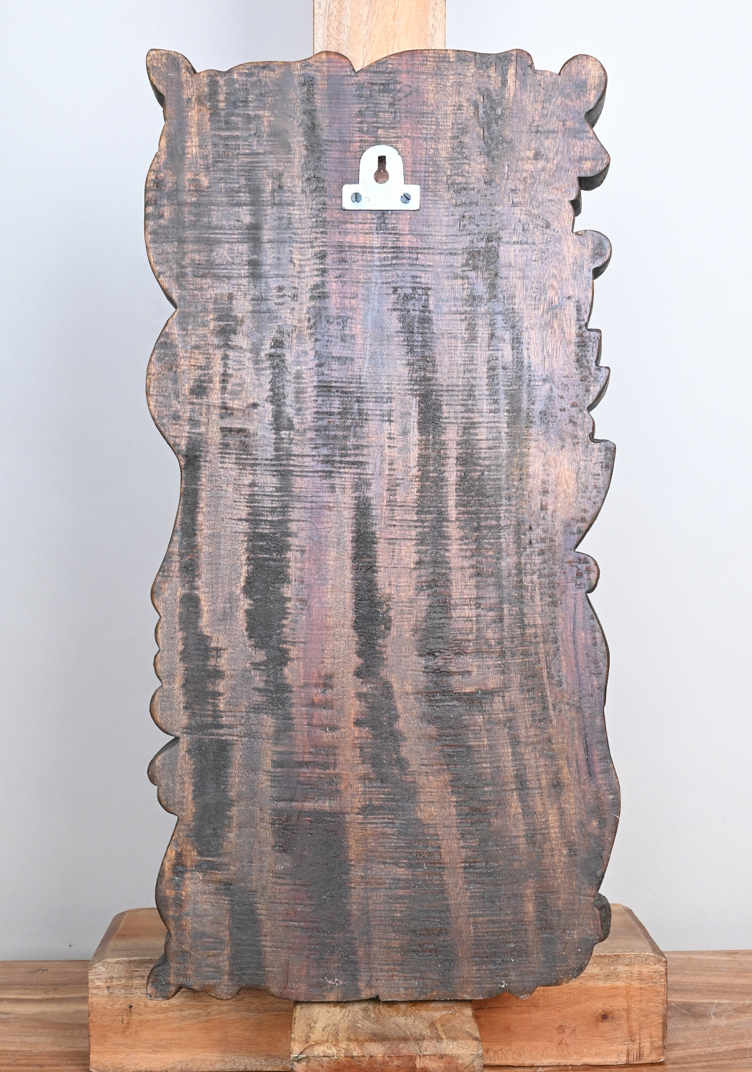Vertical Beautiful Handmade Work of Mother With Baby Elephant Wall Panel 24"
