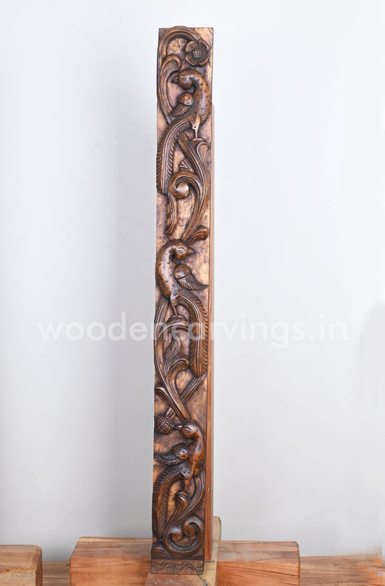 Parrot Vertical Vaagai Wood Wall Panels 36"