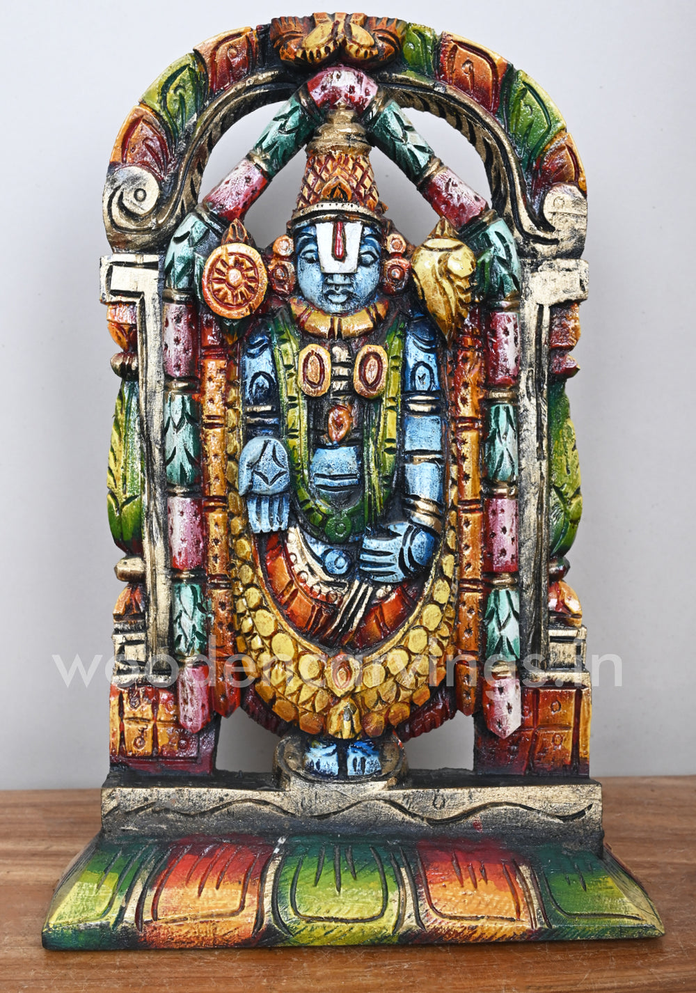 Tirumala Srinivasa Balaji Standing Wooden 
