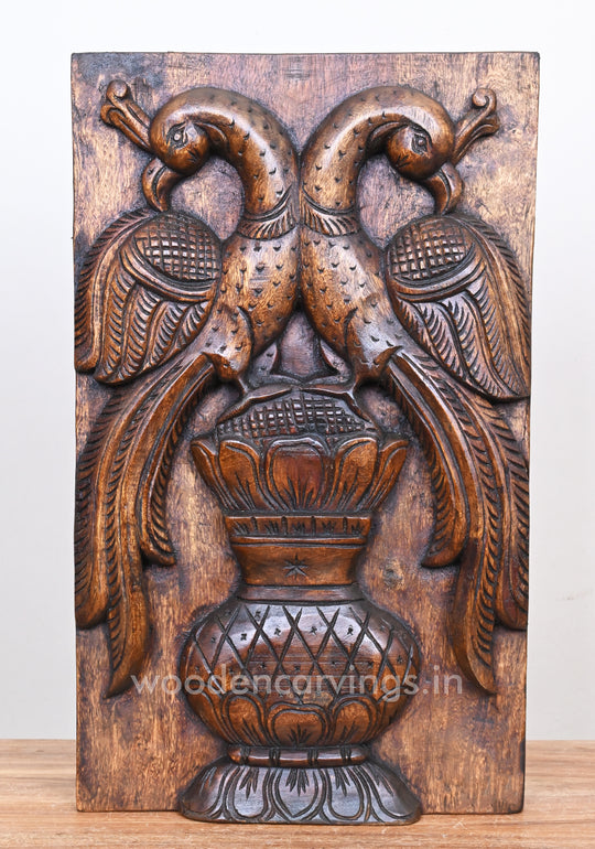 Parrots Wooden wall Mount 18"