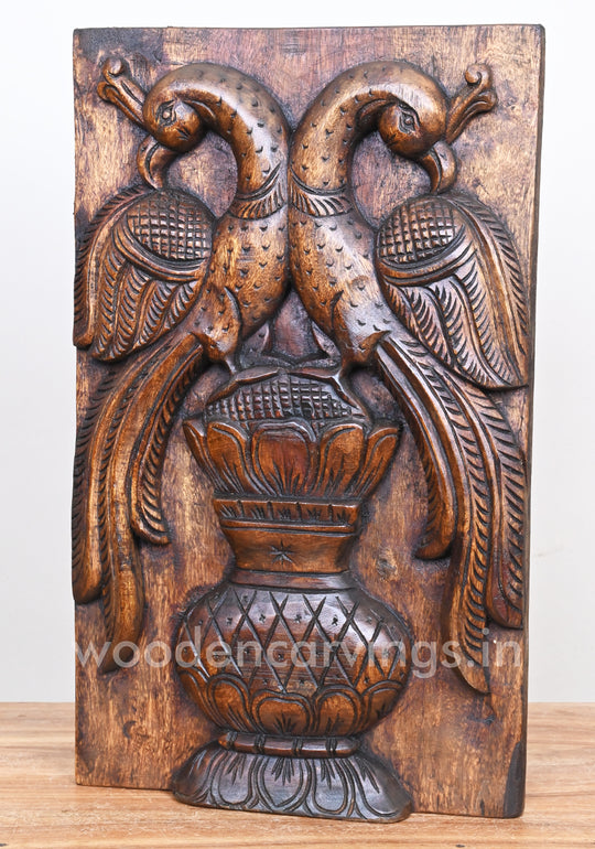 Parrots Wooden wall Mount 18"
