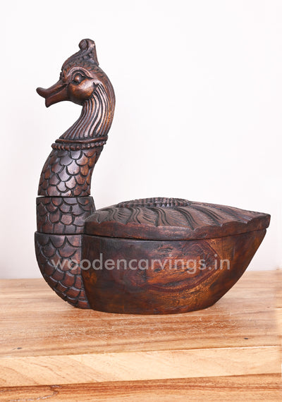 Beautiful Hamsa Design Wooden Salt Box For Storing Salt With Long Lasting Freshness 16"