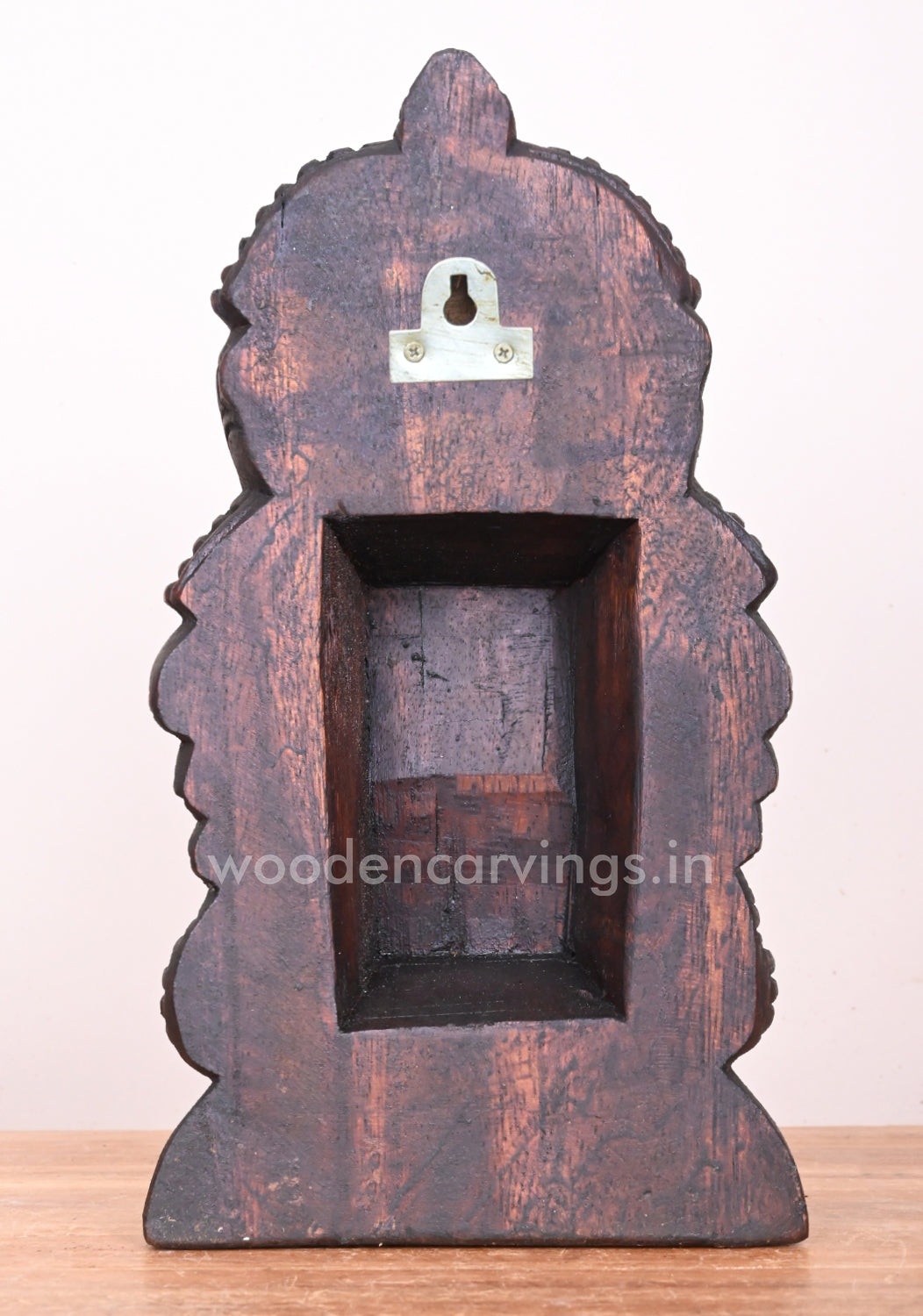 Narayan Vishnu Wooden Fine Finishing Hooks Fixed Light Weight Home Decor Mask  10"