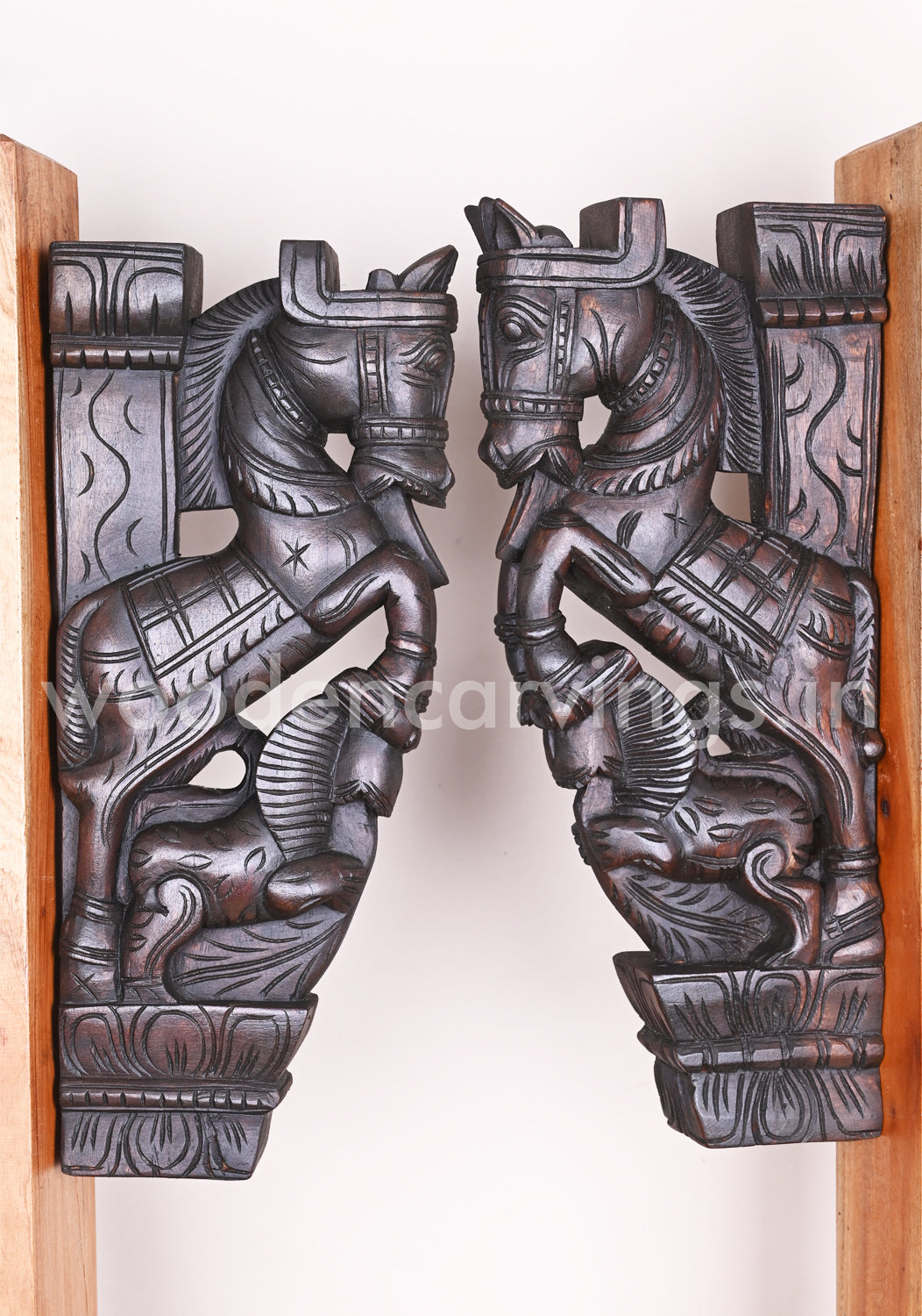 Horse Wall Brackets WOODEN